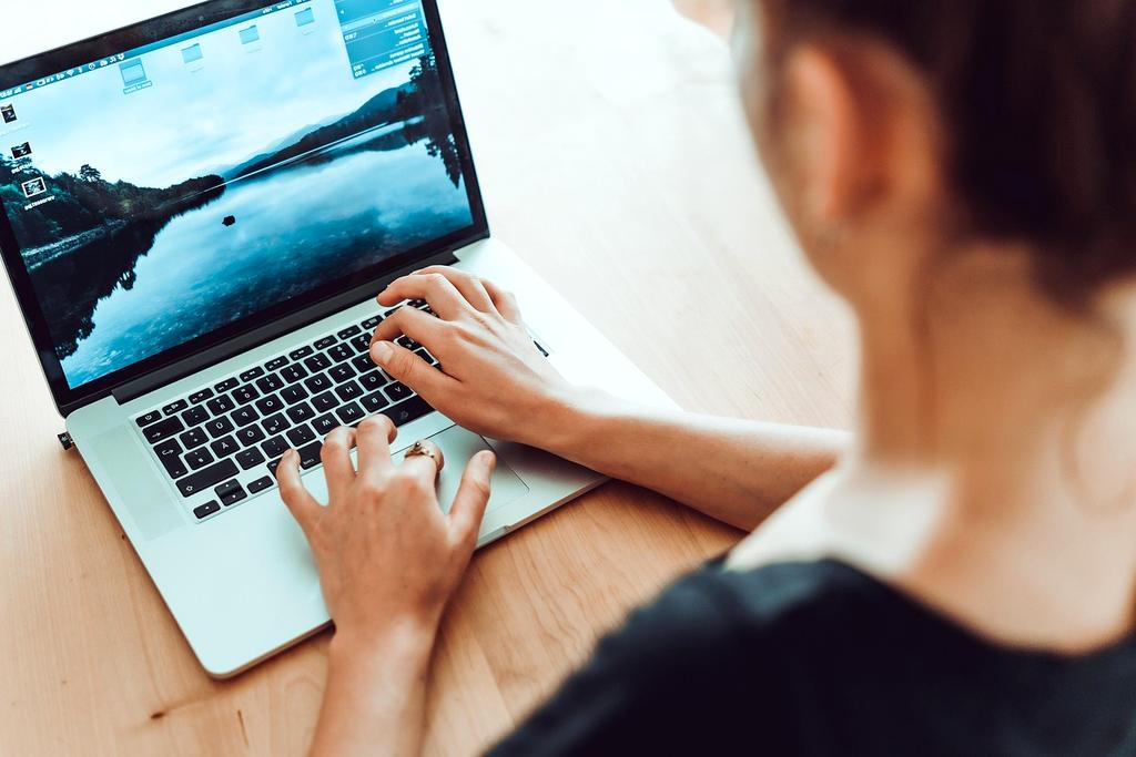 Futuristic AI assistant concept on digital screen